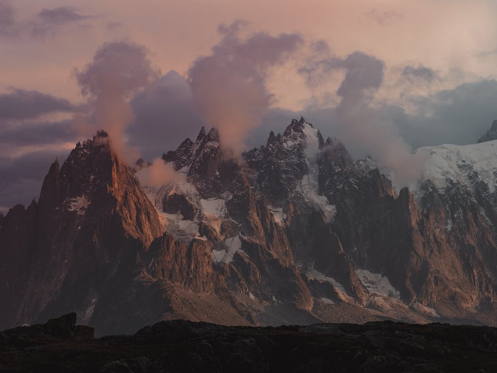 Pastel Mountain Hues