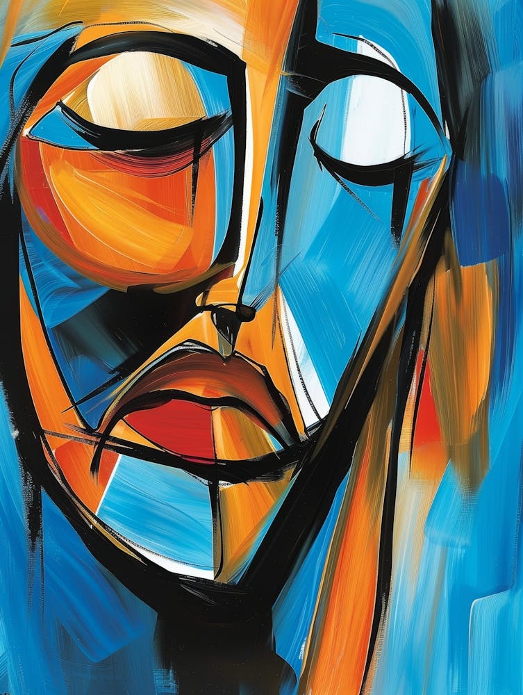 Abstract Of A Woman'S Face 20