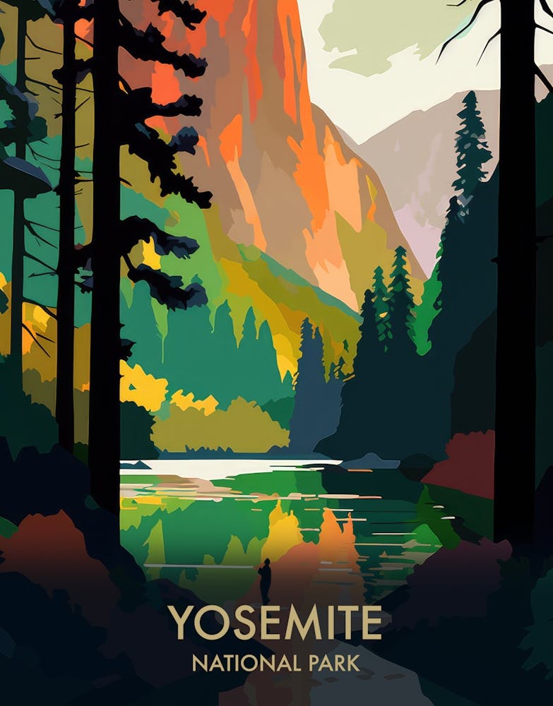 Yosemite National Park Vintage Travel Poster 10