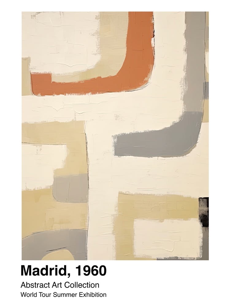 World Tour Exhibition, Abstract Art, Madrid, 1960 8
