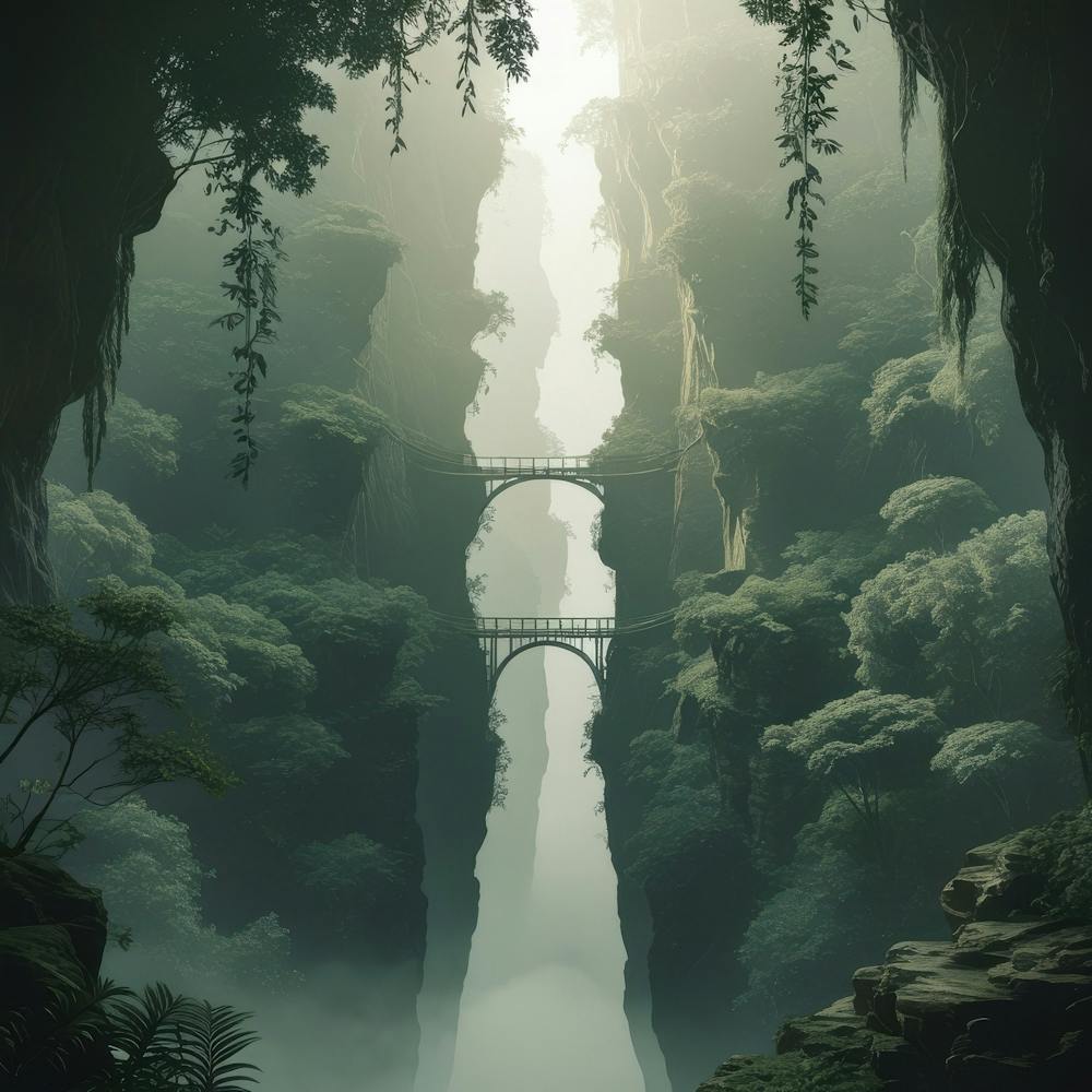 Bridge In The Forest 1