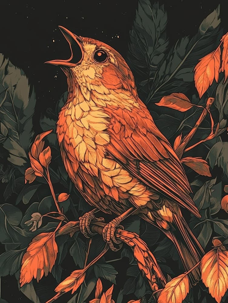 Bird In A Tree 1
