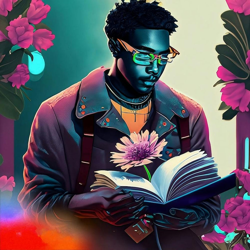 Man Reading A Book