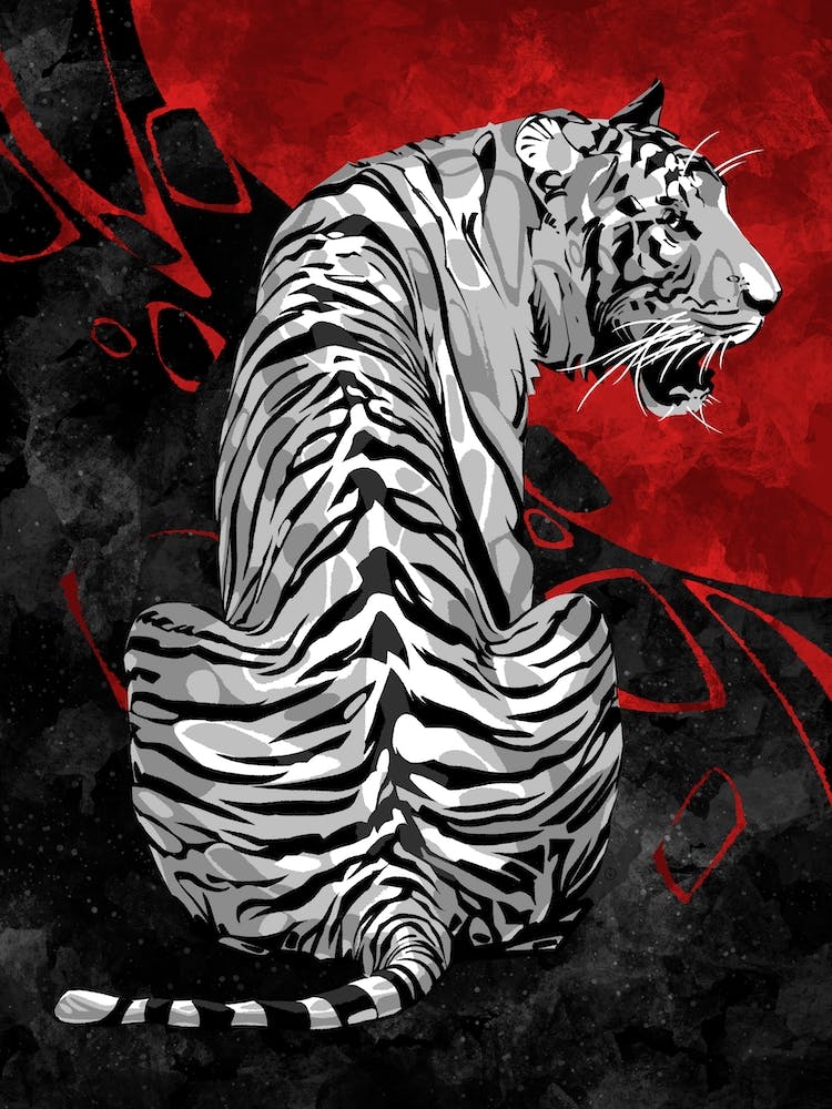 Chrome Red Tiger