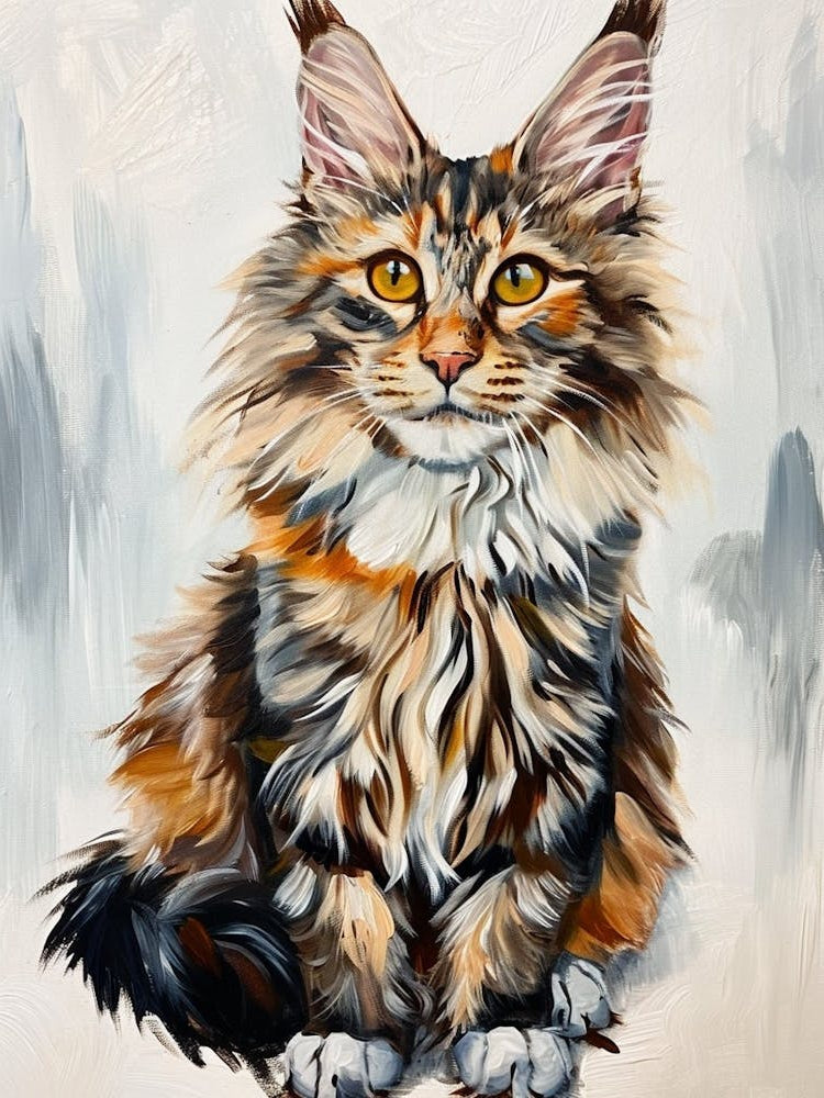 Maine Coon Painting 3
