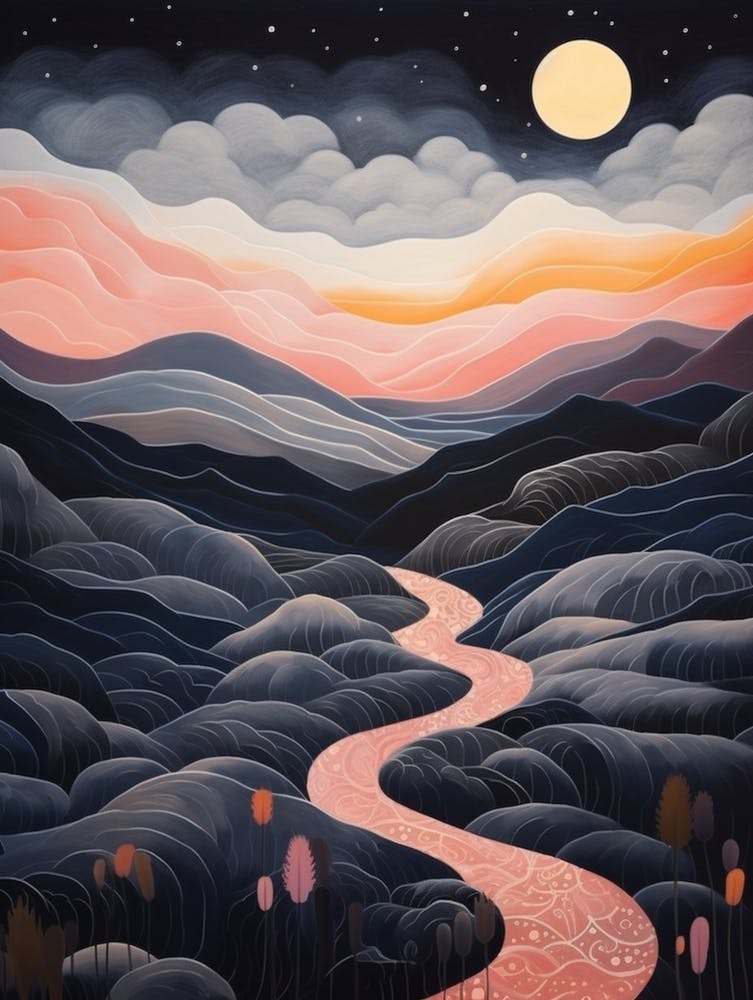 Moon Abstract Minimalist 9