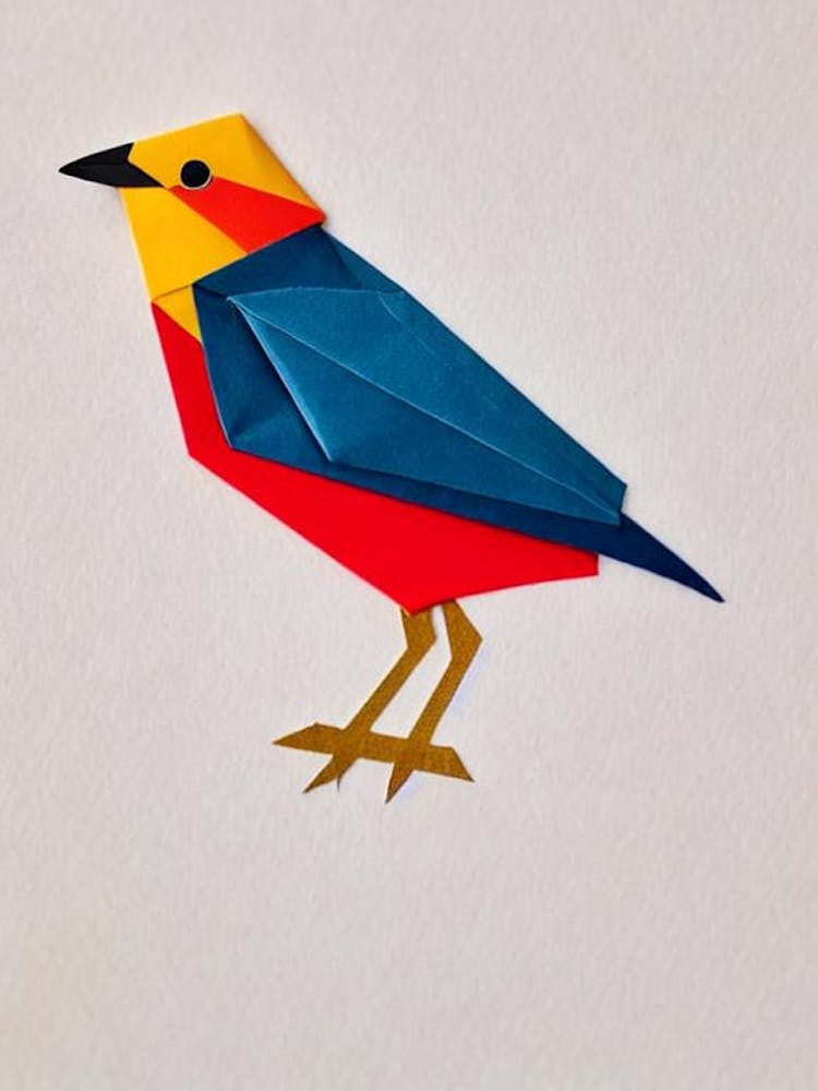 Yellowhammer Origami Bird