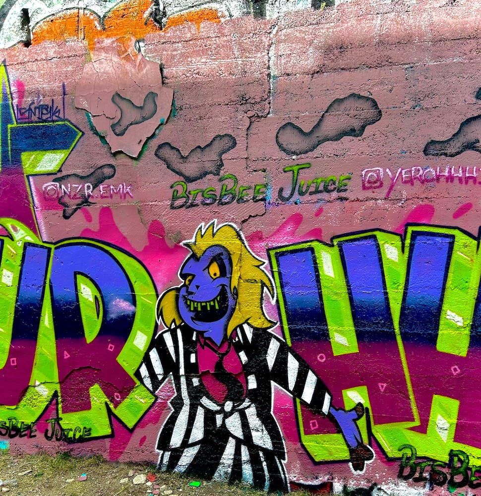 Beetle juice Graffiti