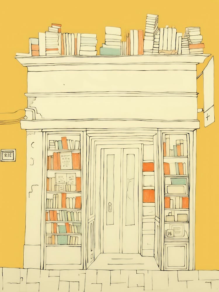 Rome The Book Nook Pastel Colours 1