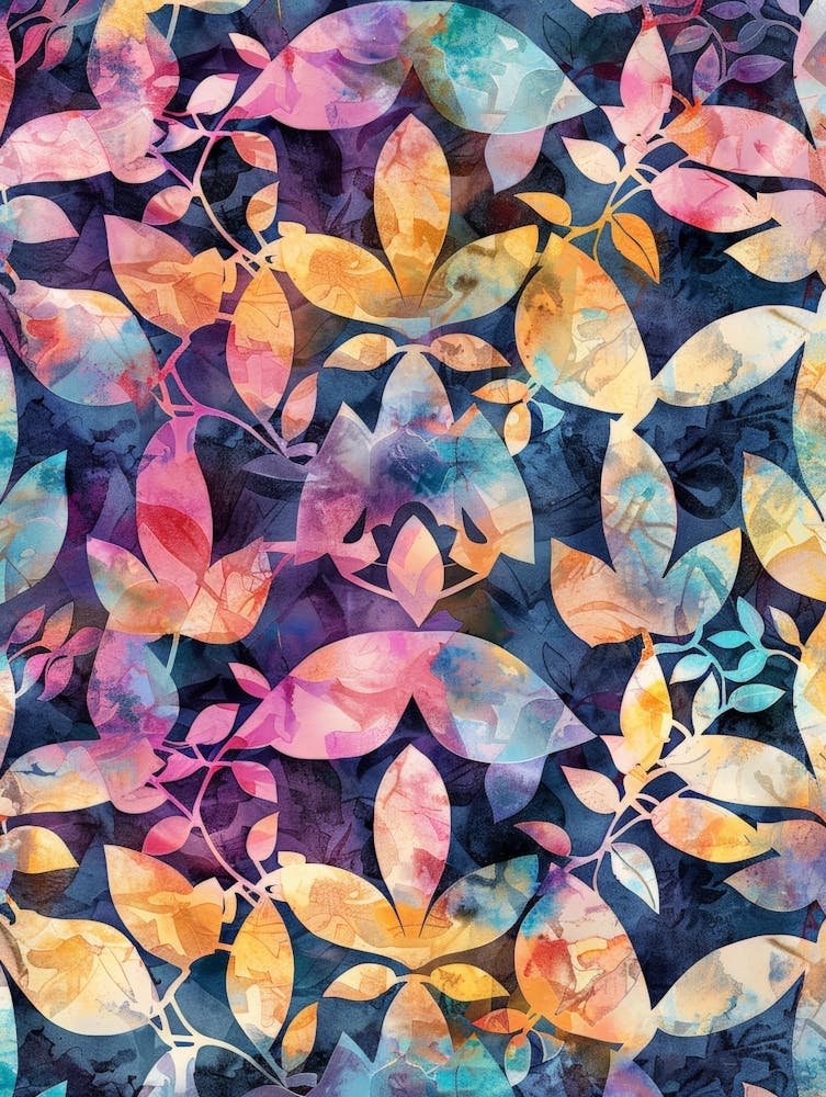 Watercolor Leaves 19