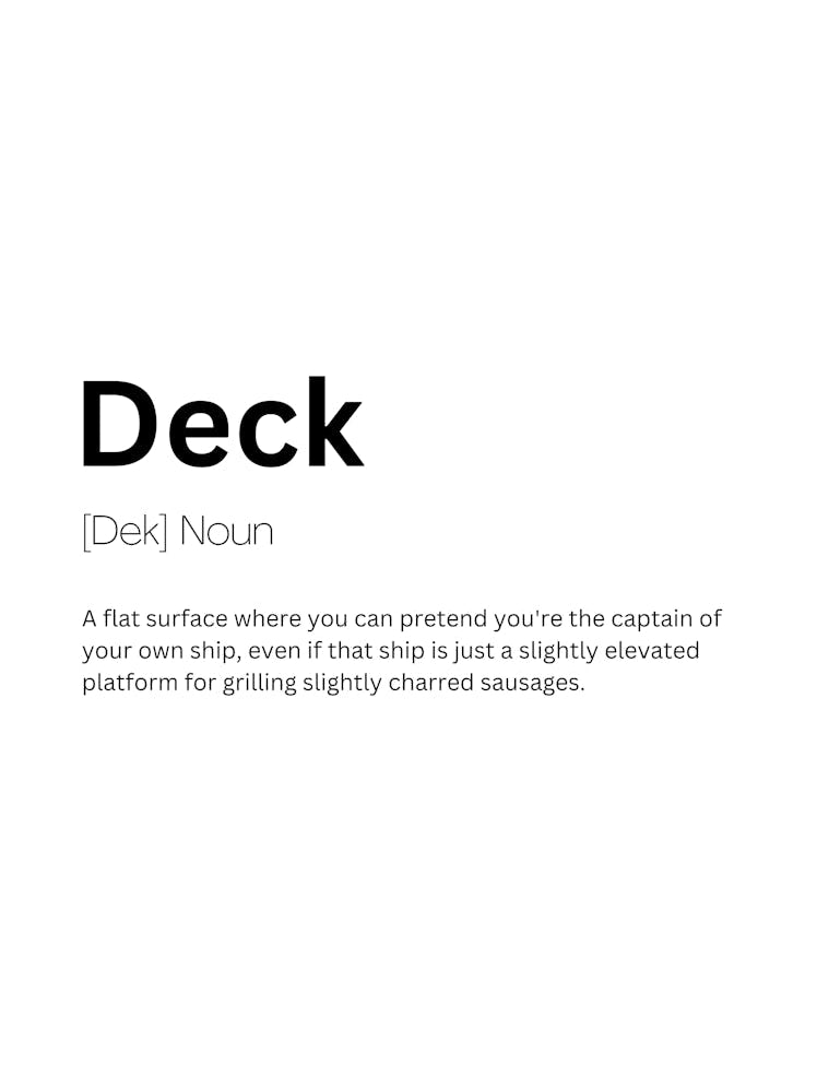 Deck Definition Meaning