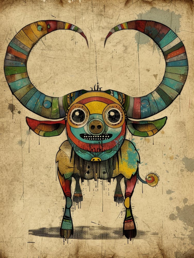 Bull With Horns