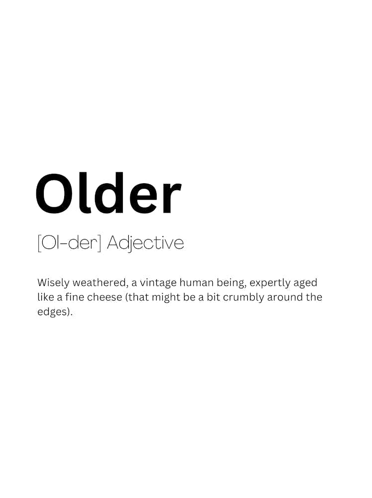 Older Definition Meaning