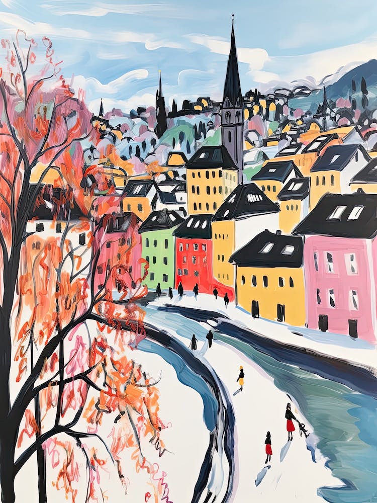 Berne, Illustration de Livre de Contes Rêveuse 2