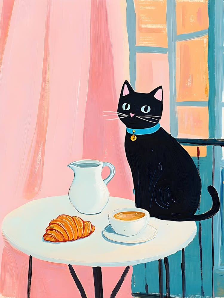 Cat On A Table