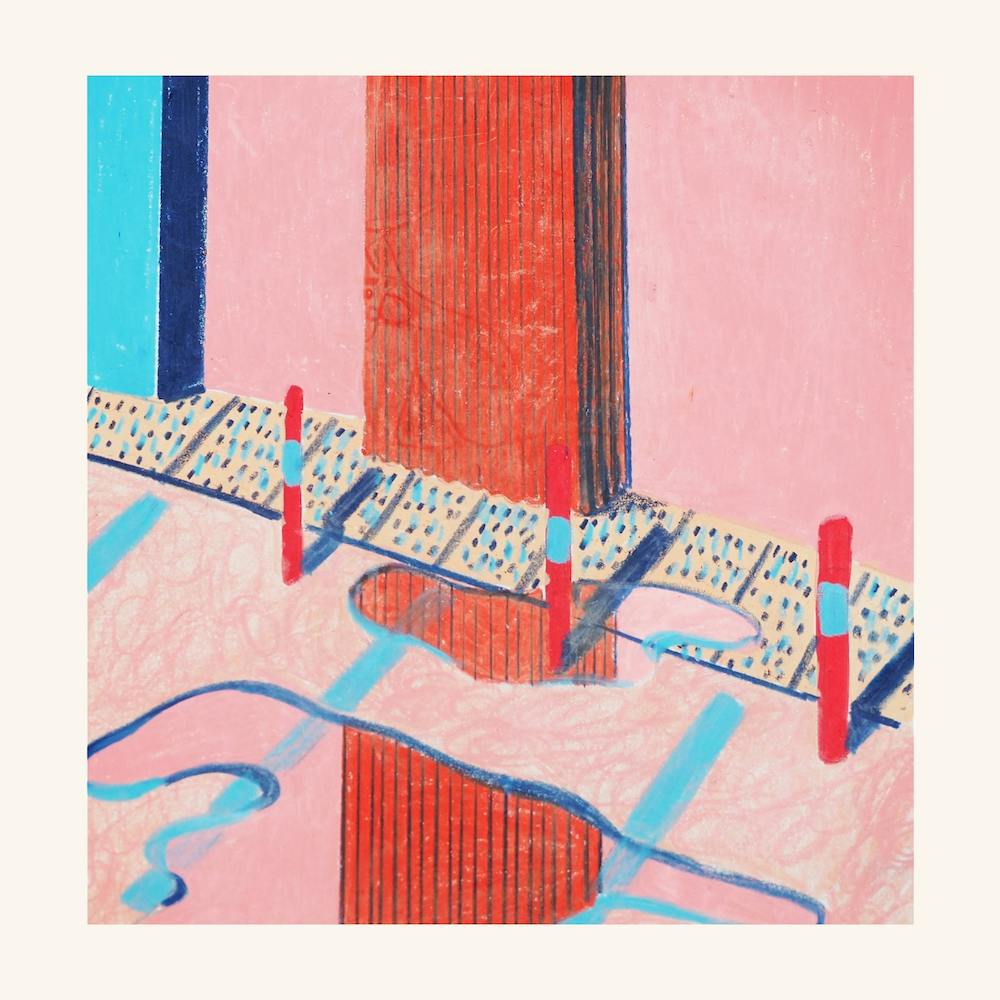 Pink Reflection Square