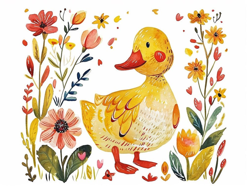 Little Floral Duck 4