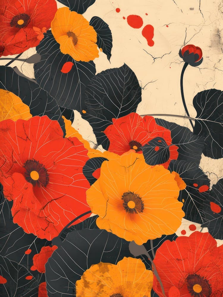 Hokusai  Great Japan Flowers Japanese 13