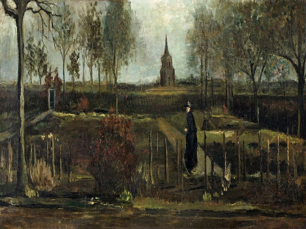 The Parsonage Garden At Nuenen (1884), Vincent Van Gogh