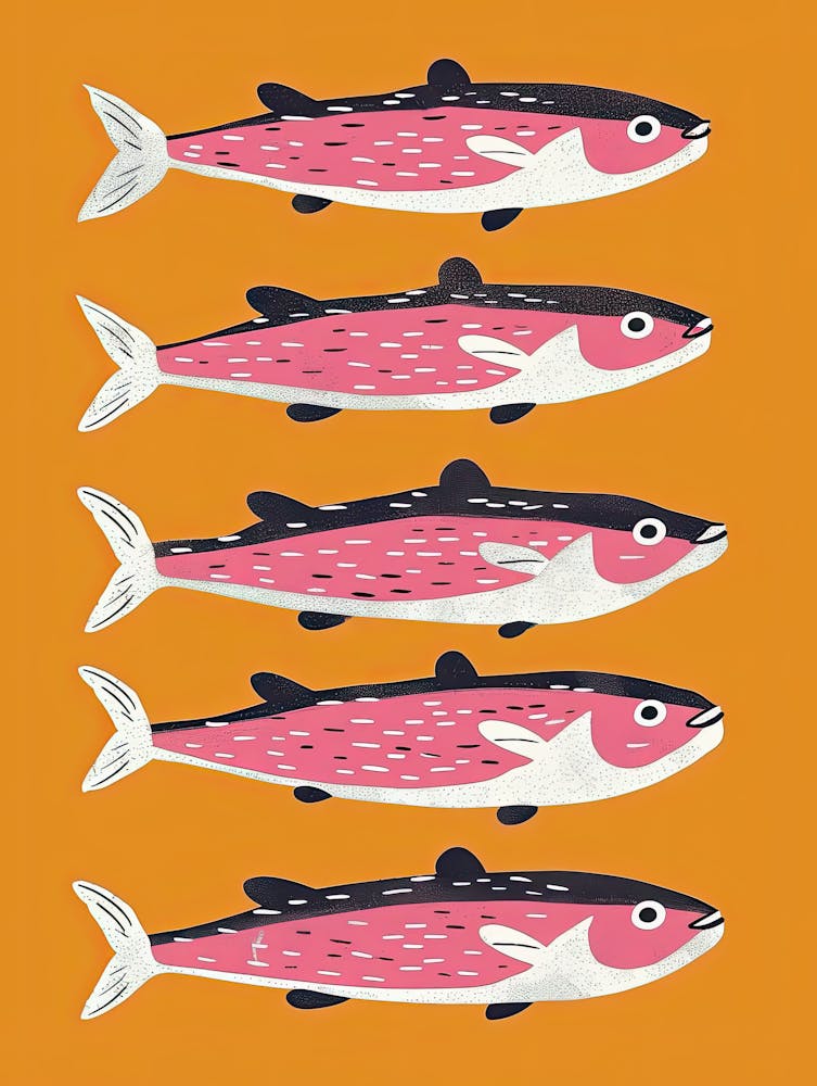 Nautical Harmony Fish Poster