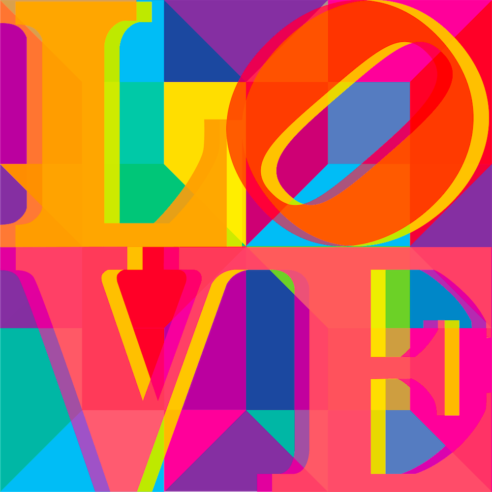 LOVE COLORS  | POP ART WORLD 2023 | www.popart.world