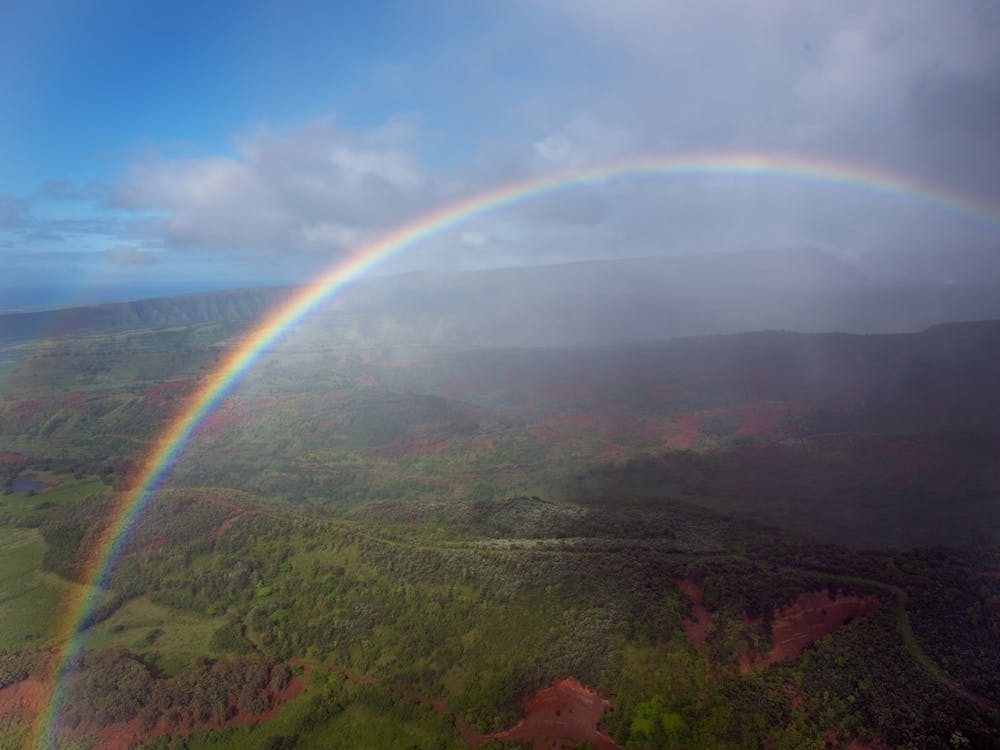 Rainbow Over Hawaii