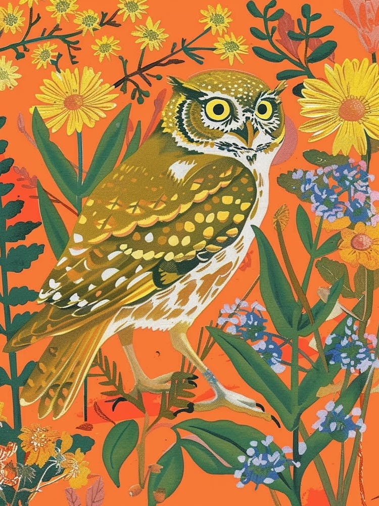 Spring Birds Owl 2