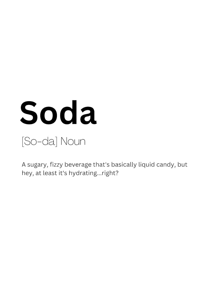 Soda Definition Meaning