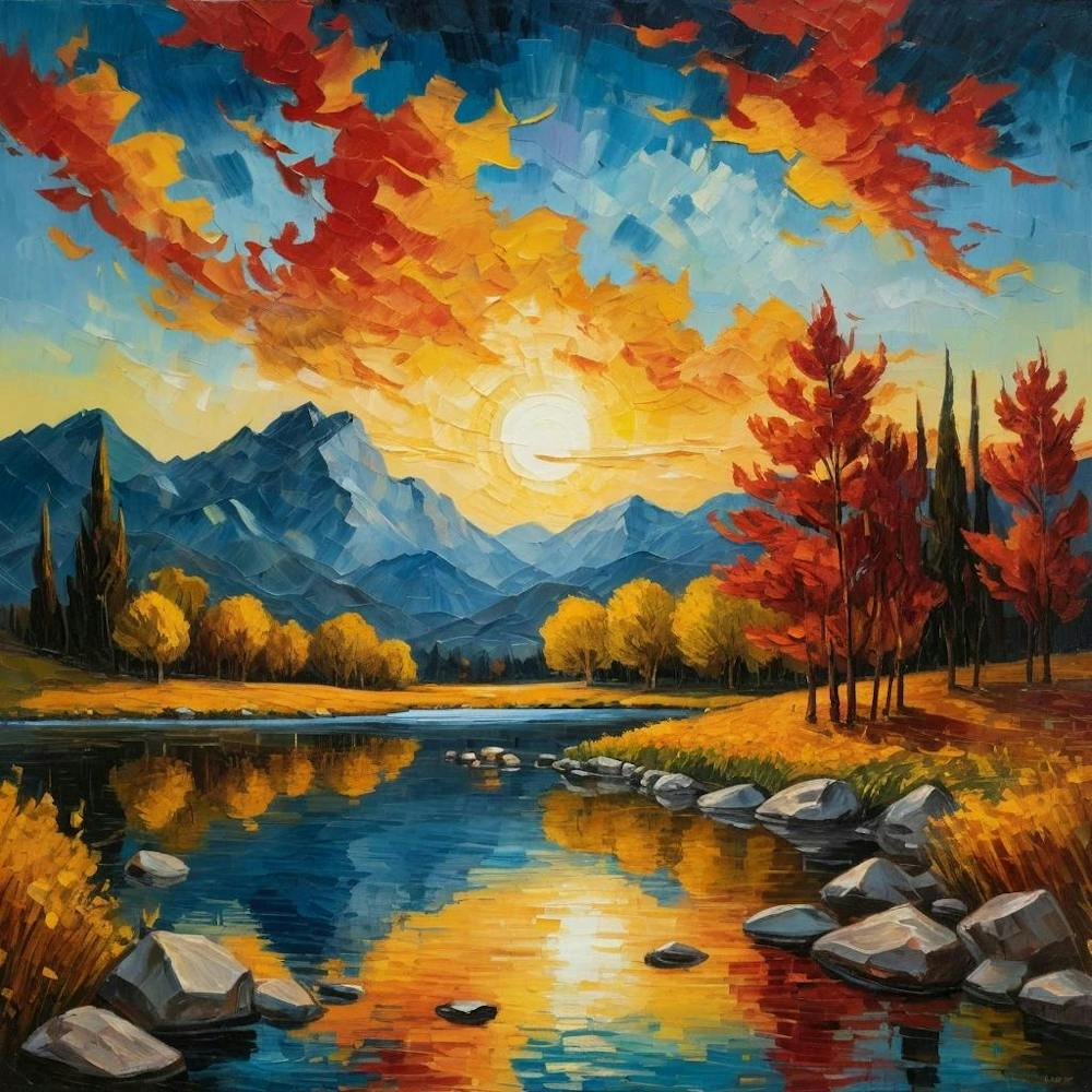 Sunset By The River 2