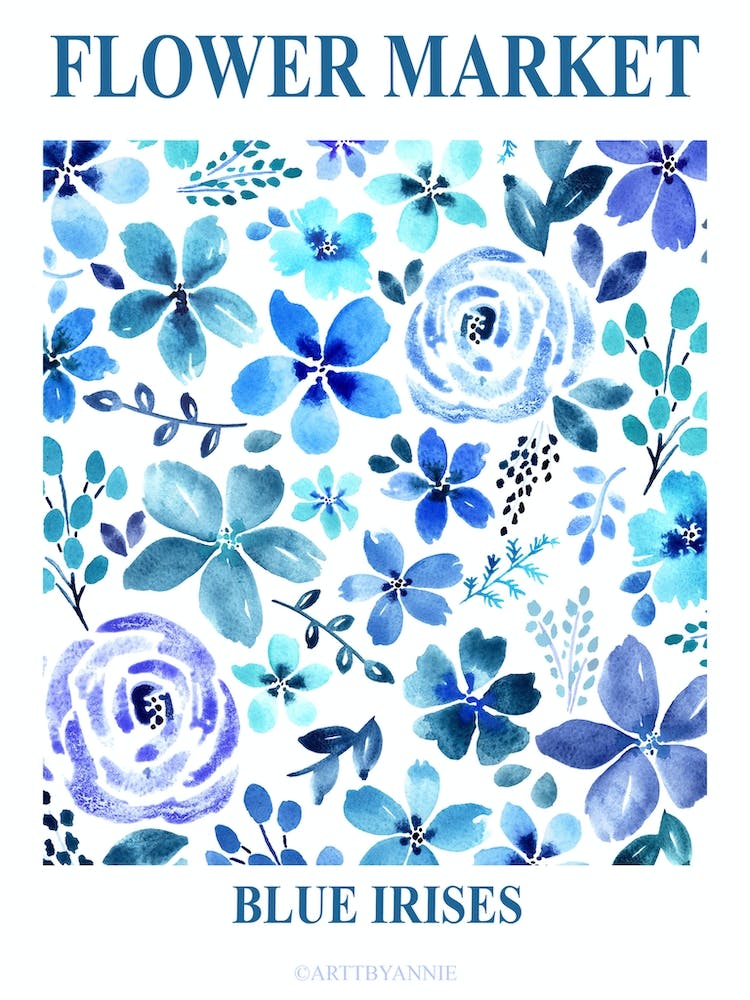 Iris Bleu - Marché aux Fleurs