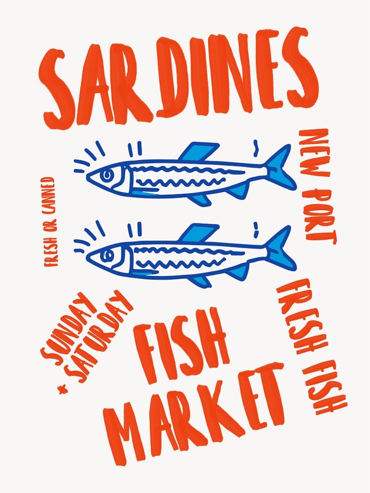 Sardines Fish Market