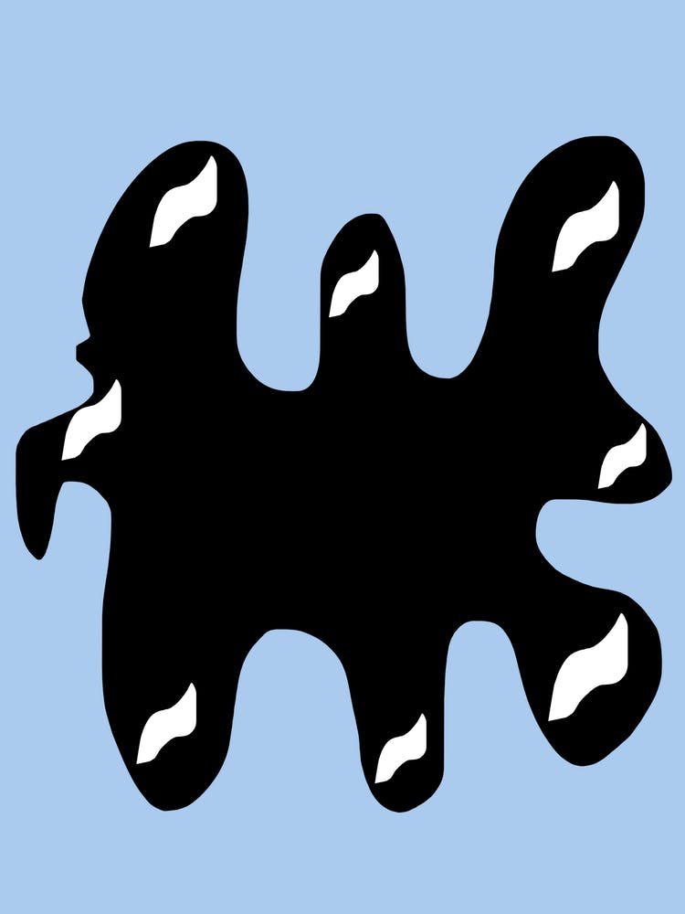 Blue Abstract Movement