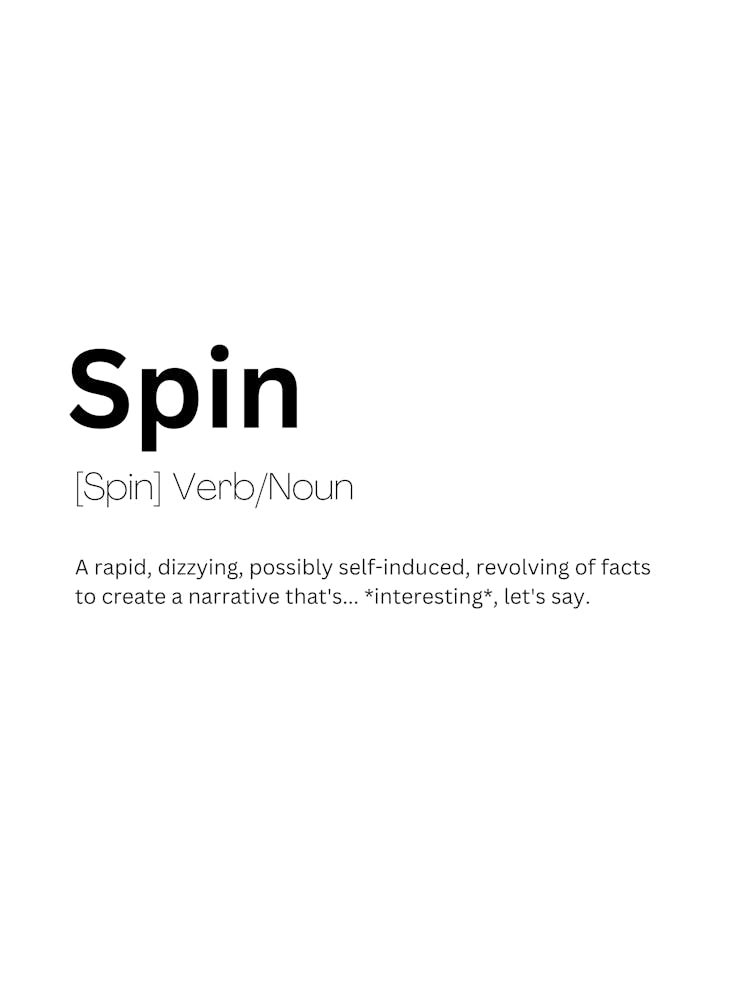 Spin Definition Meaning