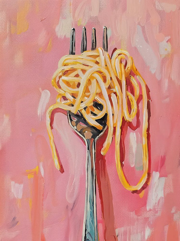 Pasta Forks Kitchen Spaghetti Lover Pink Aesthetic