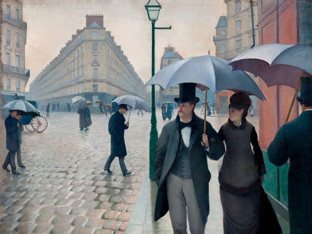 Paris Street Rainy Day, Gustave Caillebotte