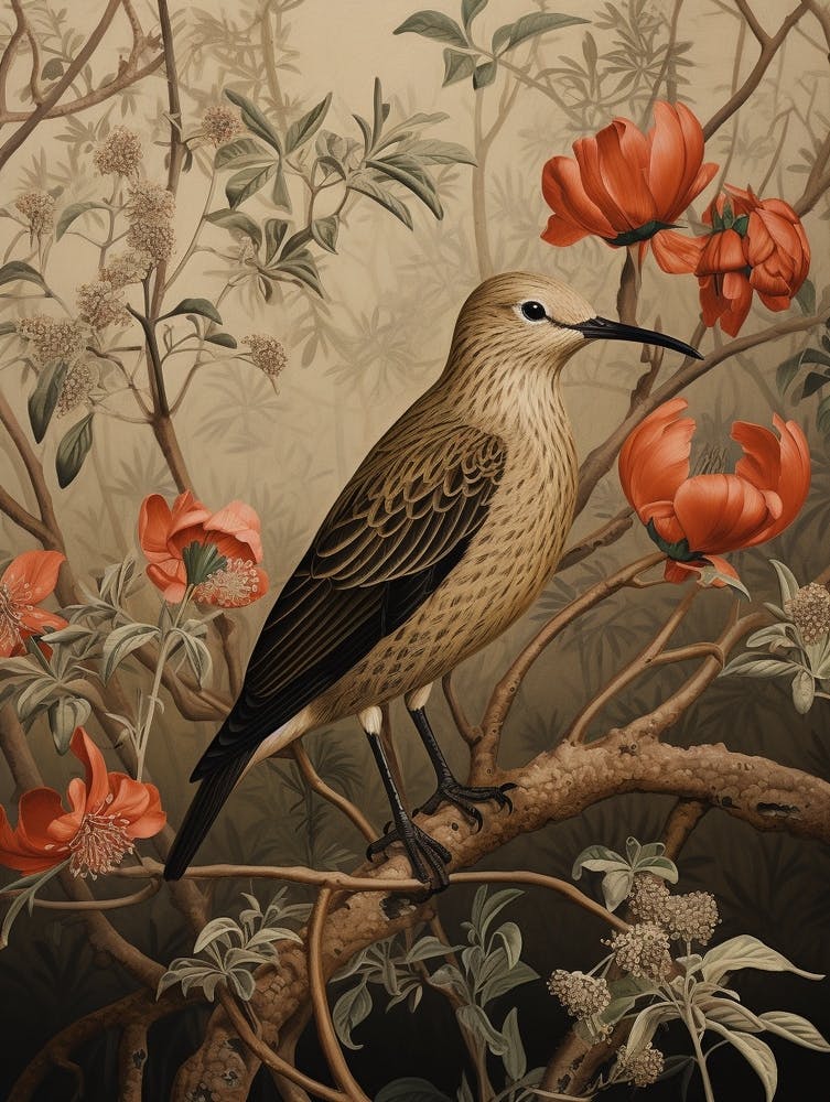 Dark And Moody Botanical Dunlin 3