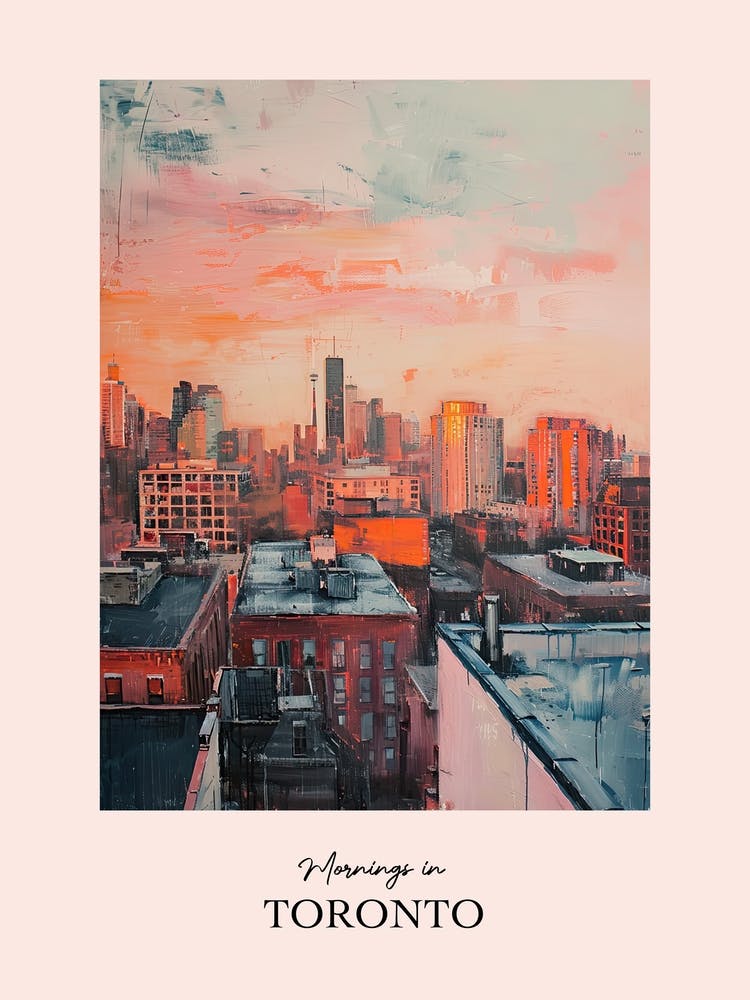 Mornings In Toronto Rooftops Morning Skyline 2