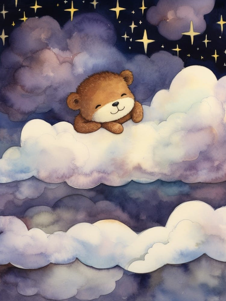 Baby Otter 2 Sleeping In The Clouds