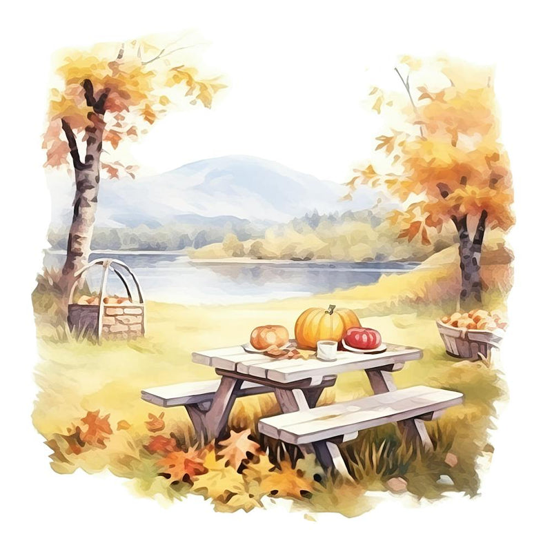 Autumn Picnic Table 5