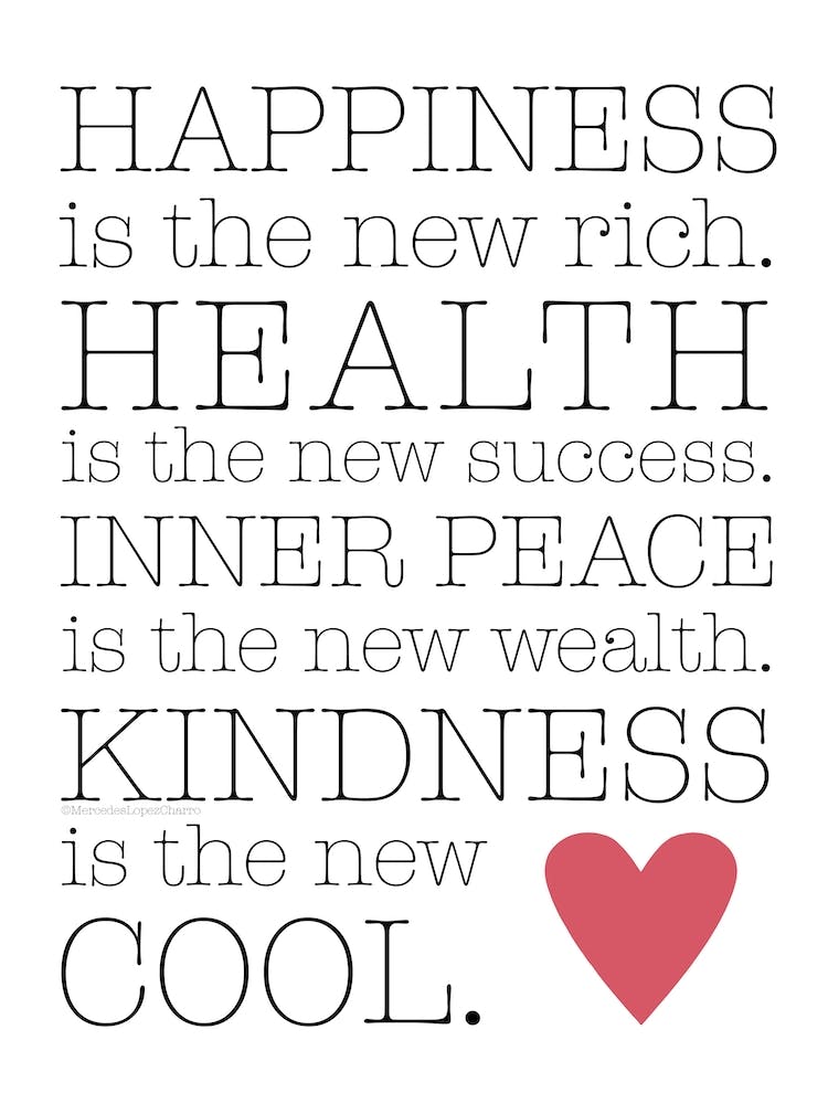 Happiness Is The New Rich