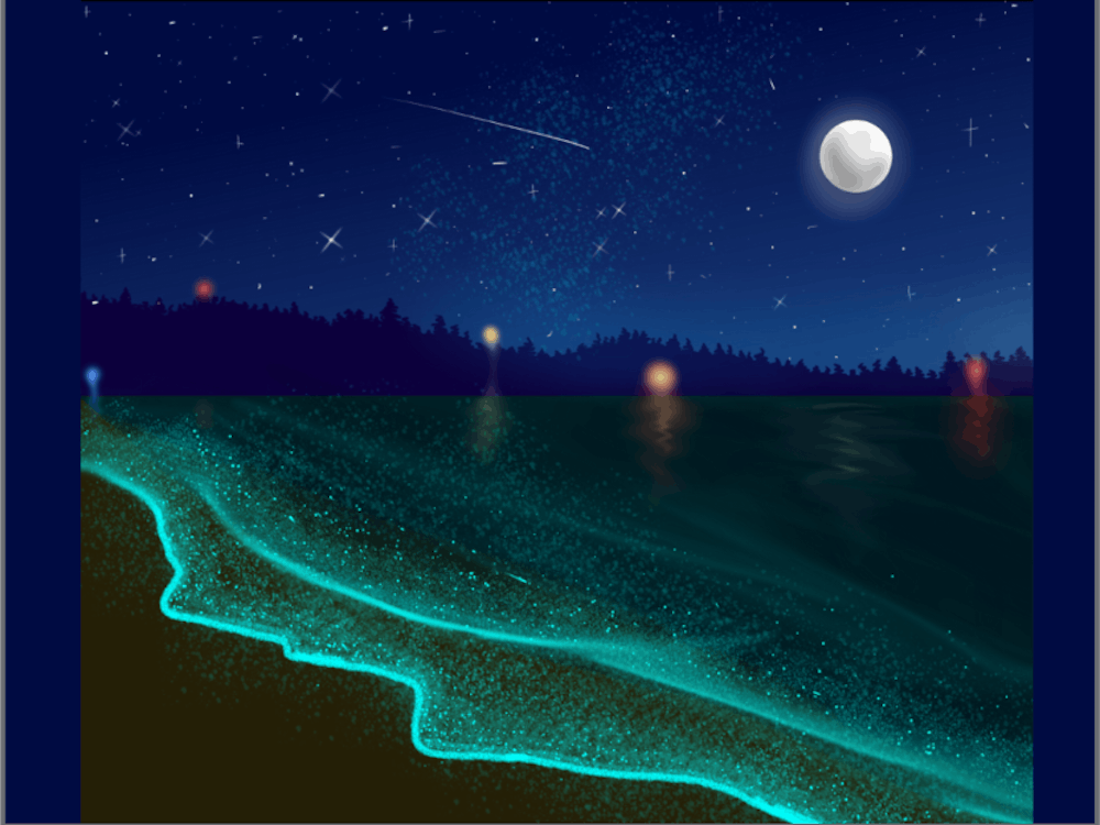 Beach At Night
