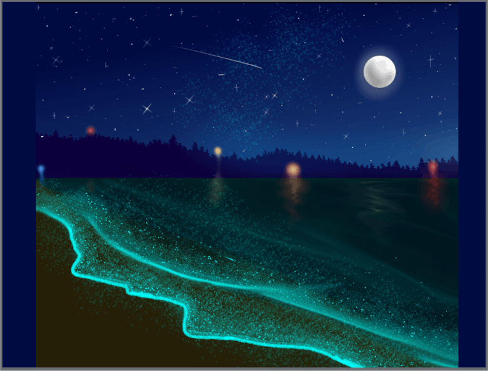Beach At Night