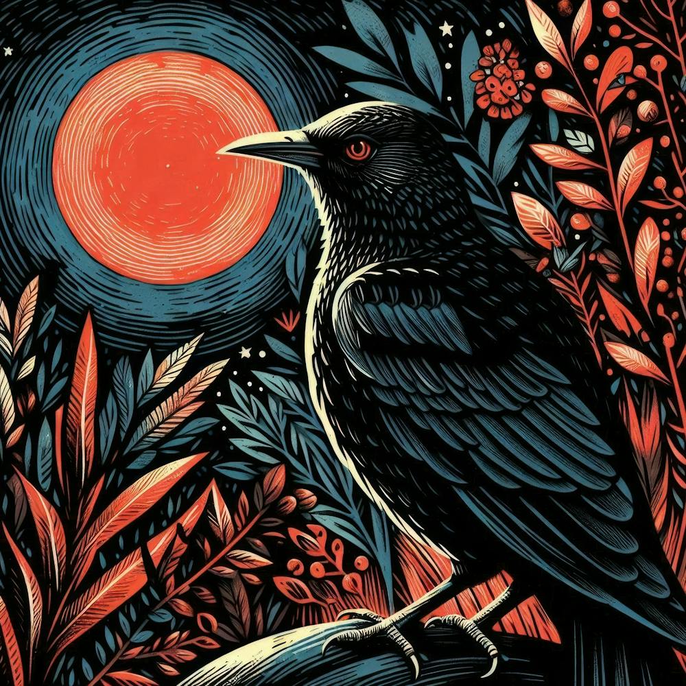 The Crow and Moon 13