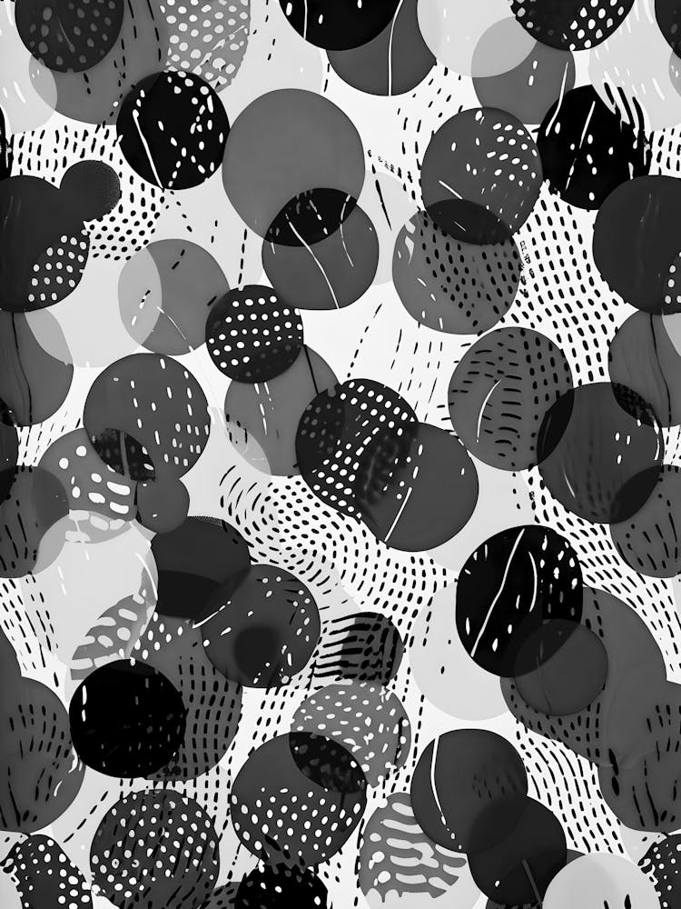 Abstract Black And White Pattern 2