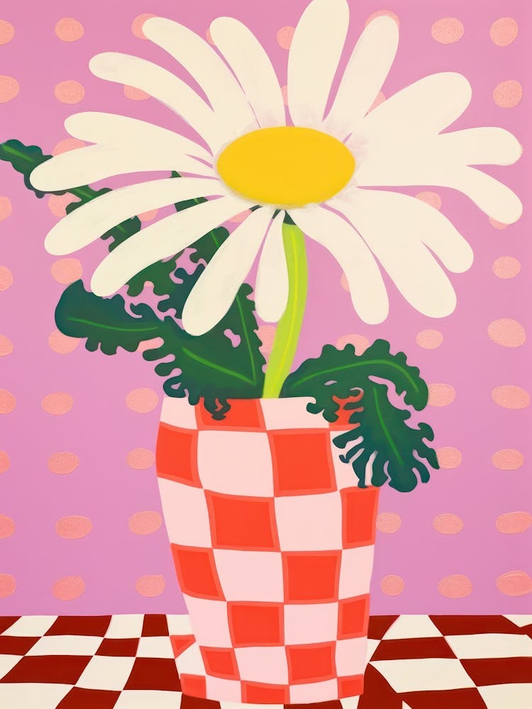 Daisies Flower Vase 2