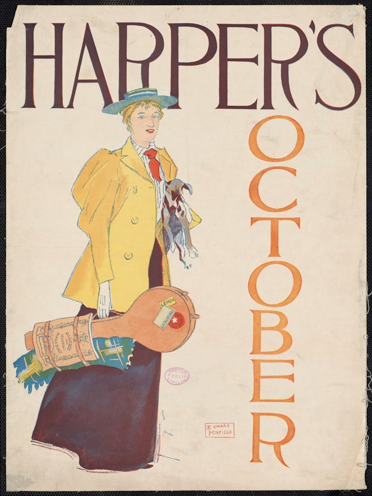 Harper's October, Edward Penfield 1