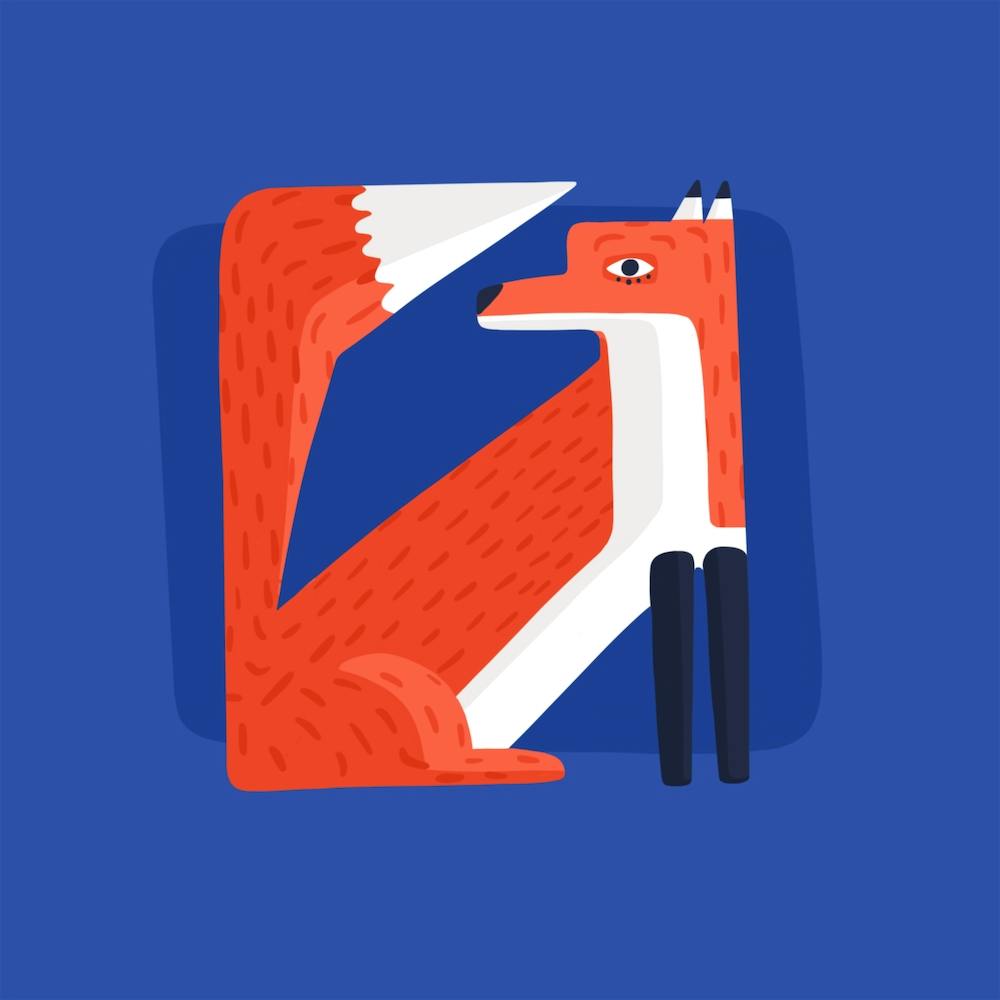 Abstract Fox Square