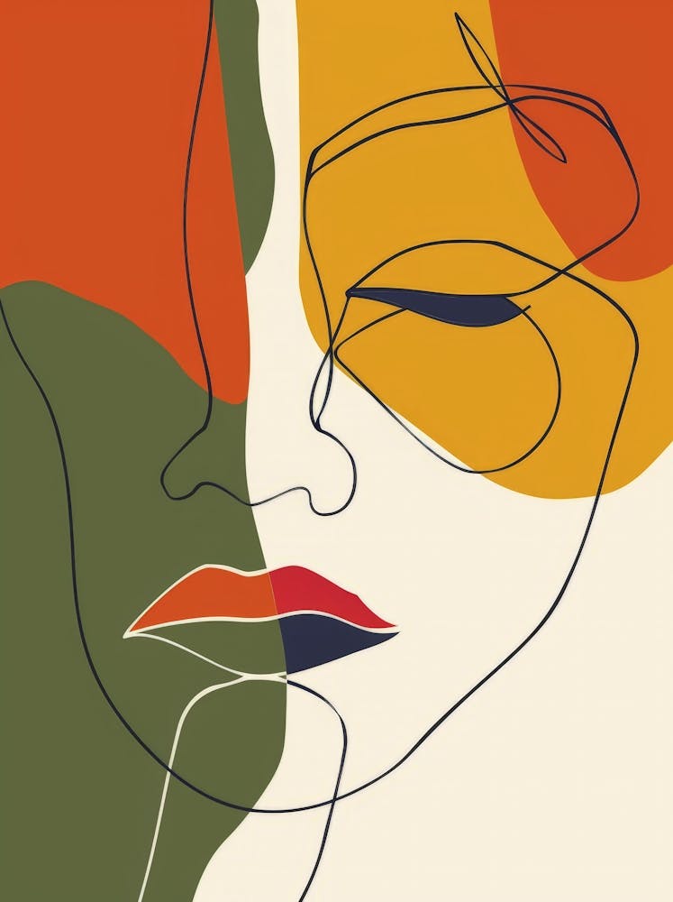 Abstract Portrait Of A Woman 33