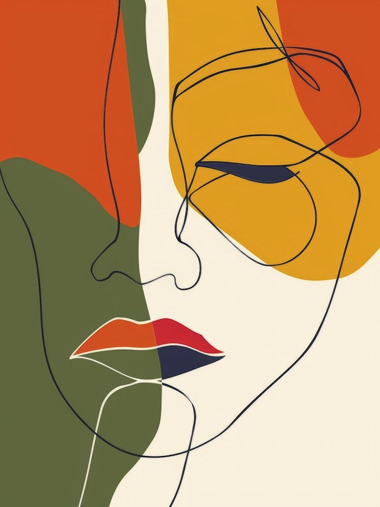 Abstract Portrait Of A Woman 33