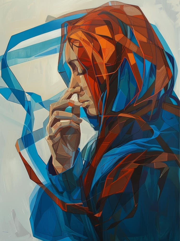 Woman With Red Hair 2